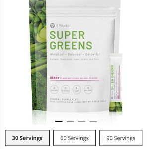 It Works! Greens-Berry flavor 60 servings!